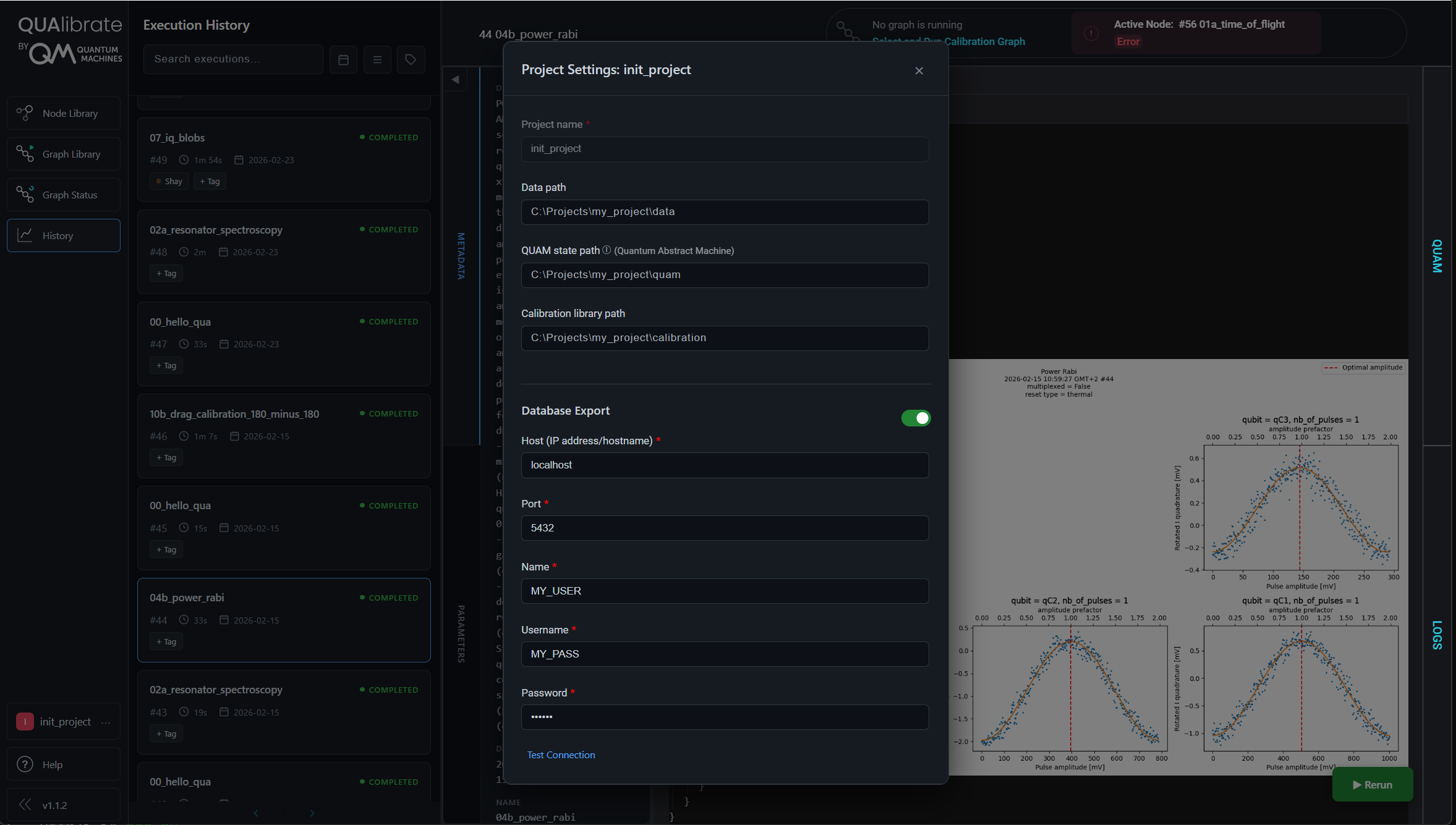 Projects settings placeholder